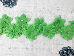 Кружево плетёное, ш. 9 см.