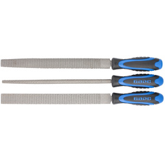 15852 Набор напильников 200 мм, 3шт., двухкомпонентная рук