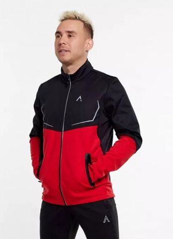 Утеплённая лыжная куртка ArsWear Active Black/Red мужская