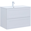 Aquanet 323185 Тумба с раковиной Терра 90 цв.белый матовый (323185)