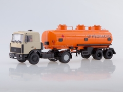 MAZ-5432 beige with semitrailer NEFAZ-96742 1:43 AutoHistory