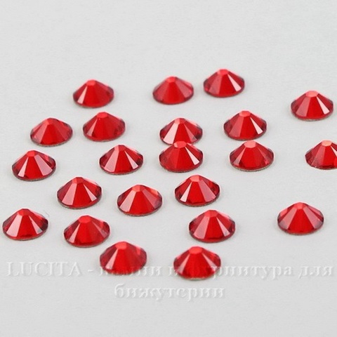 2088 Стразы Сваровски холодной фиксации Light Siam ss12 (3,0-3,2 мм), 10 штук