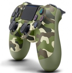 Беспроводной геймпад DualShock 4 для PS4 (камуфляж зеленый, 2ое поколение, CUH-ZCT2/E16R)