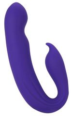Фиолетовый вибратор G-Spot Dual Stimulator with Rolling Ball - 17,1 см. - 