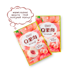 Мармелад Q Fruit Pulp Peach flavor с соком персика 28 г
