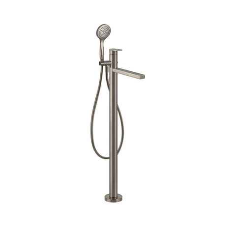 Gessi 24982#149 Gessi Emporio Via manzoni Внешние части для напольного смесителя для ванны с душевой лейкой, цвет: Finox Brushed Nickel
