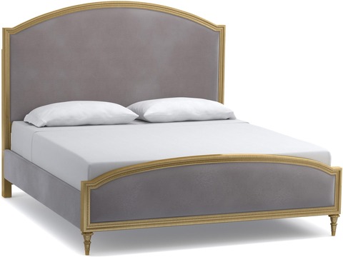 Cynthia Rowley for Hooker Furniture Bedroom Antoinette King Gilded Upholstered Bed