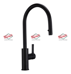 Смеситель для раковины Warmer Black line