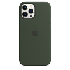iPhone 12 Pro Max Silicone Case with MagSafe Cypress Green
