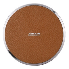 Беспроводная зарядка с имитацией кожи коричневого цвета Magic Disk 3 от Nillkin