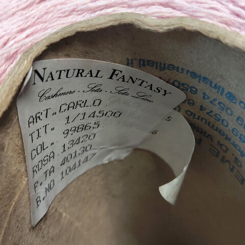 Меринос с кашемиром (20%) NATURAL FANTASY CARLO 1/14 розовый