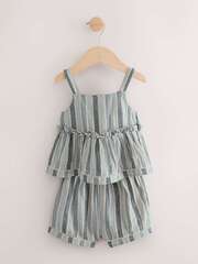 Топ и шорты в комплекте для девочки Next E79-490, Серый