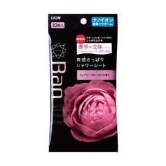 Дезодорант-антиперспирант салфетки, Lion Япония, Ban, Refresh, Цветы-Роза, 10 шт