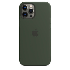 iPhone 12 Pro Max Silicone Case with MagSafe Cypress Green