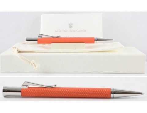 Ручка шариковая Graf von Faber-Castell Guilloche Burned Orange