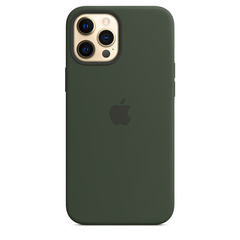 iPhone 12 Pro Max Silicone Case with MagSafe Cypress Green