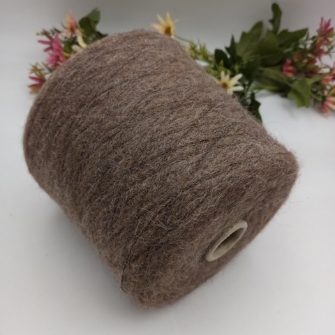 Арт AlPachino Brush альпака с мериносом от Pura Lana Italia - Орех