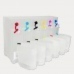 СНПЧ для HP DesignJet T790, T795, T610, T2300, T770, T1100, T1300, T1200, T1120, T620, с чипами, 6 x 390 мл