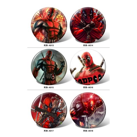 Deadpool pattern Badge