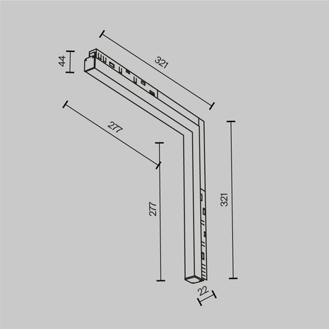 Трековый светильник Maytoni Basis angle TR102-24W4K-W