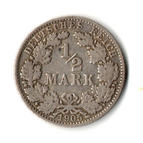 1/2 марки 1905 (Е) Германия