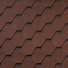 Гибкая черепица Shadow Карминной-красный Quiet Tile ( Тихая черепица )