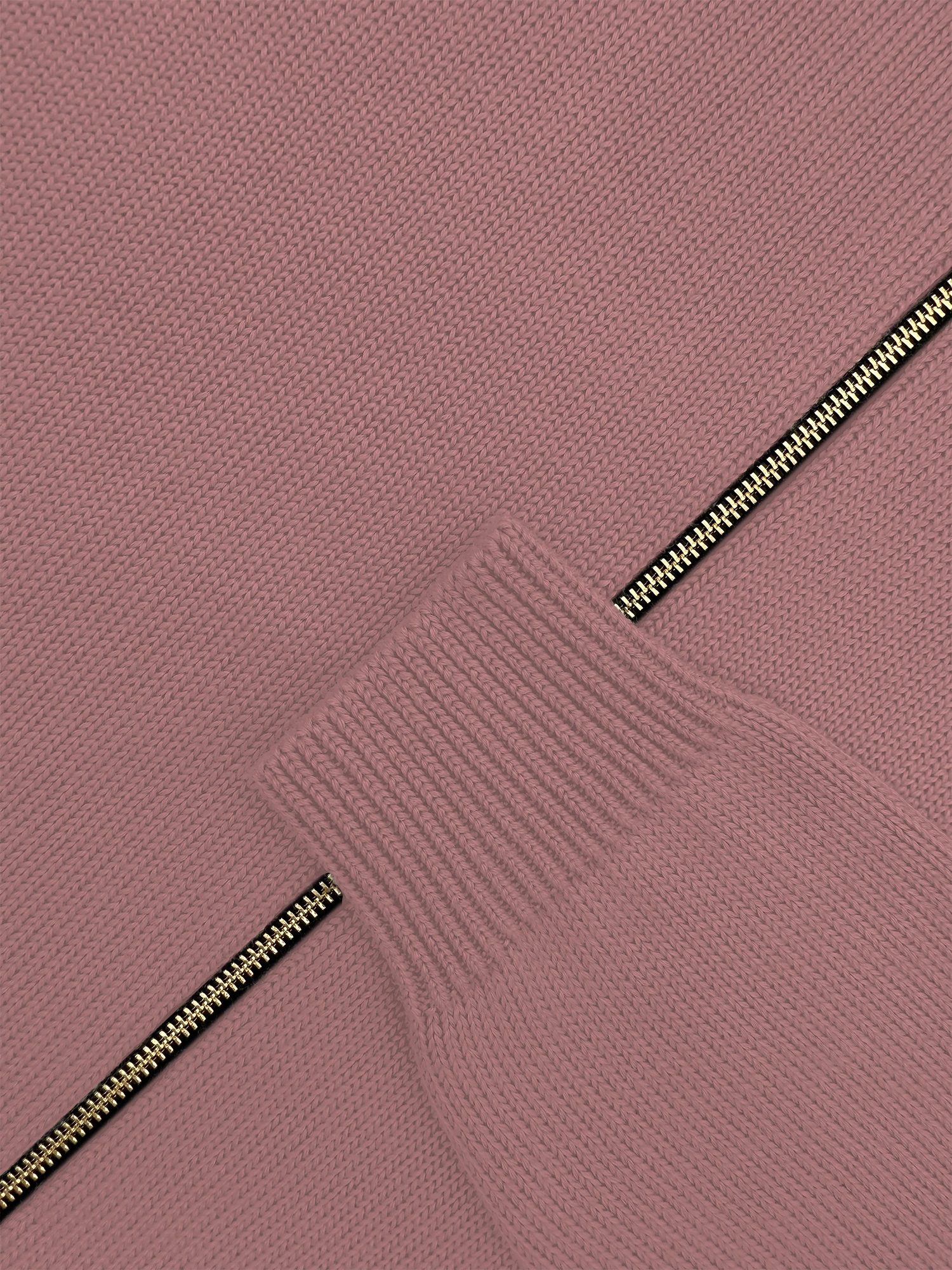 Толстовка на замке из мягкой шерсти