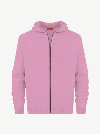 Толстовка на замке из шелка