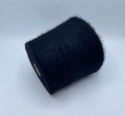 Mister Joe (пр.Италия),art-Preston 1000м/100гр, 35% Мохер, 35% Альпака 30% Полиамид, цвет-Черный(628/671), арт-36403