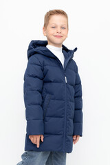 пальто  для мальчика  ВК 34070/3 УЗГ ( 98-122)