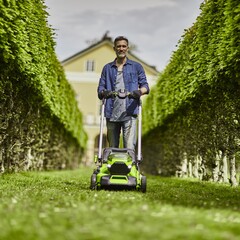 Газонокосилка Greenworks GD60LM51SPK4 60V (51 см) самоходная аккумуляторная, с АКБ 4 А/ч и ЗУ