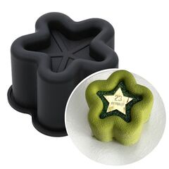Силиконовая форма для муссовых бенто тортов «Звезда»