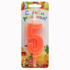 Свеча-цифра тортовая 