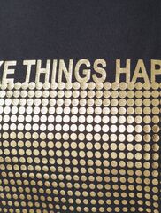 Нарядная футболка с блестящим принтом  D49.135 (131381)