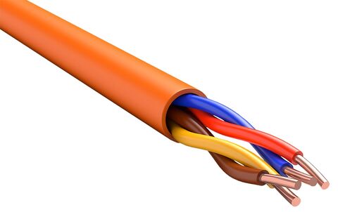 ITK Кабель КПСнг(А)-FRHF 1х2х1,5 оранжевый (200м)