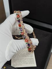 30431 - Комплект украшений колье + серьги в стиле BVLGARY