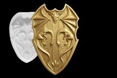 Силиконовый молд Щит Дракона