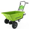 Садовая тележка самоходная Greenworks Арт. 7400007UB, 40V, 106 л, с 1хАКБ 4 Ач и ЗУ — фото 5