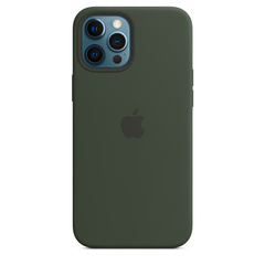 iPhone 12 Pro Max Silicone Case with MagSafe Cypress Green