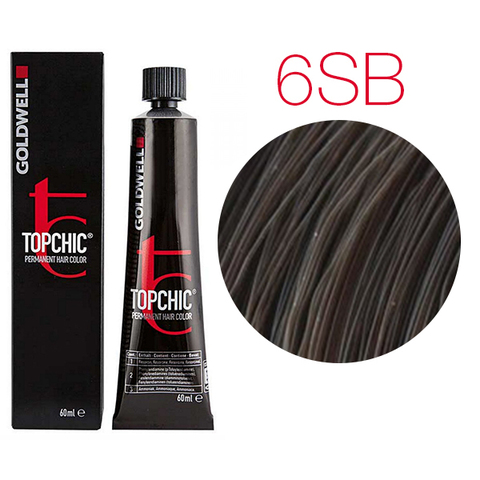 Goldwell Topchic 6SB (серебристо-коричневый) - Стойкая крем-краска