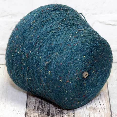 Твид с шелком SILK TWEED 350 сине-зеленый