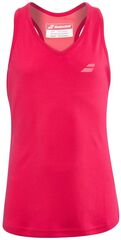 Футболка для девочки Babolat Play Tank Top Girl - red rose