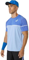 Теннисная футболка Asics Game Short Sleeve Top - sapphire
