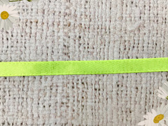 Лента атласная, ш. 0,5 см, 57 (21) зелёный неон