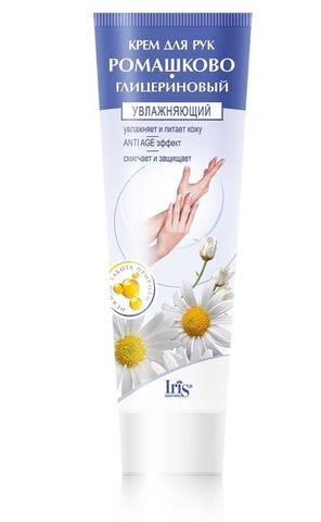 Classic Line Крем для рук Ромашково-глицериновый увлажняющий 100мл Iris