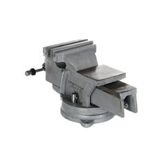 Тиски слесарные поворотные КОБАЛЬТ стальные, ширина губок 125 мм, захват 125 мм, 11 кг, наковальня, коробка (Арт. 248-979)