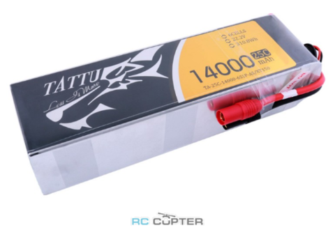 АКБ Gens Ace Tattu 14000mAh 22.2V 25C 6S1P Lipo Battery Pack