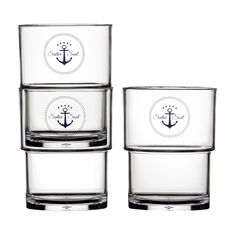 STACKABLE GLASSES, SAILOR SOUL ( SET OF 12)