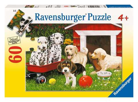 Puzzle Puppy Party 60pc