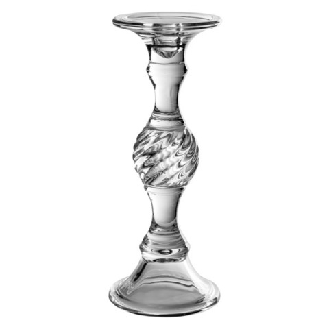 Подсвечник стеклянный 12х30см Rasteli